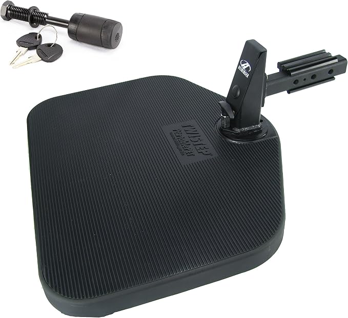 Heininger 3062 Portable PET Twistep Dog Hitch Step with Hitch Lock