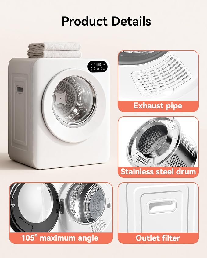 Euhomy Protable Clothes Dryers for Laundry