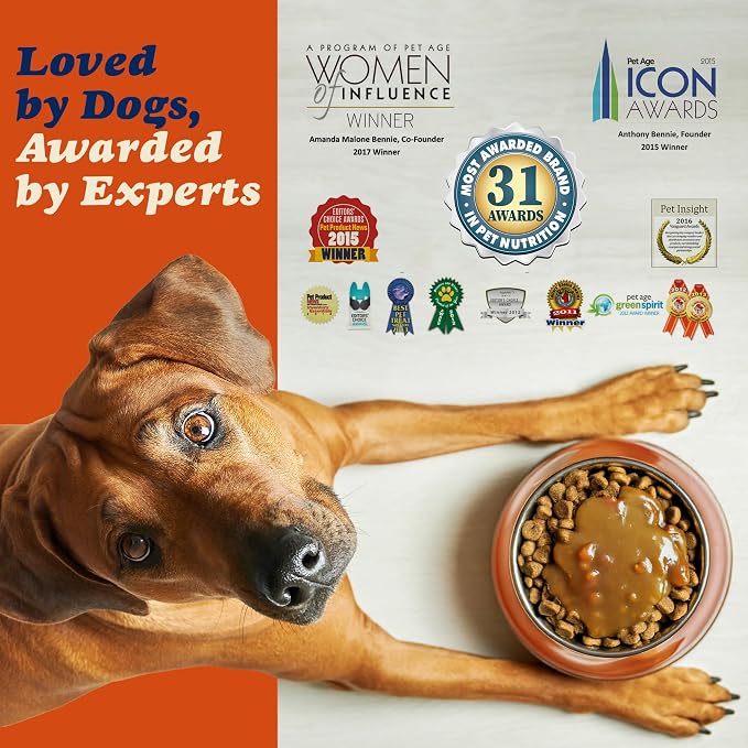 CLEAR CONSCIENCE PET® SuperGravy® Four-Pack Dog Food Topper & Bone Broth Mix | 4 Flavor Variety Bundle | Just Add Water Gravy | Probiotic Support | Grain-Free | 120 Servings