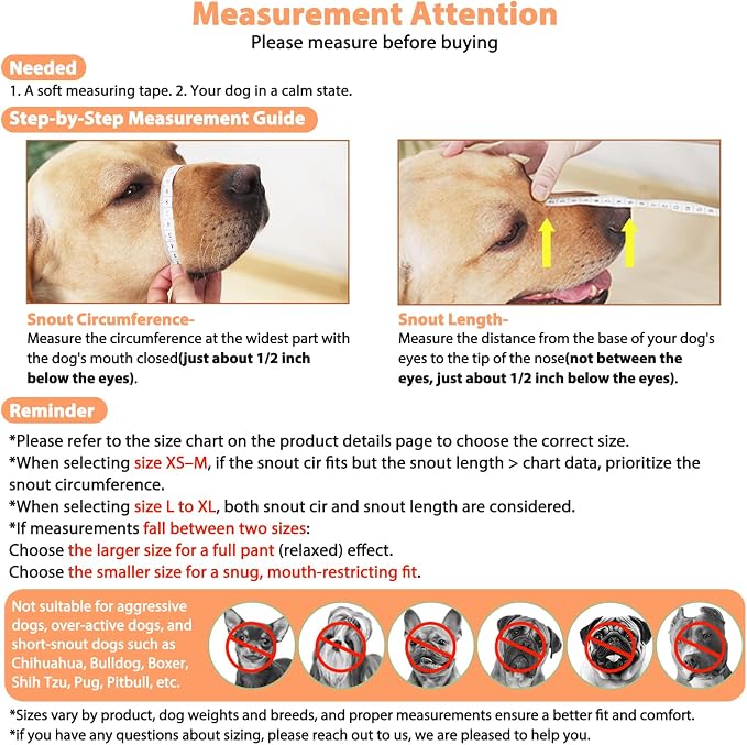 Mesh Dog Muzzle with Collar for Medium Large Dogs Anti Scavenging | Reflective for Nighttime Walks, Soft & Breathable, Anti Biting Chewing Eating, Grooming Training Use, Allows to Drink | XS