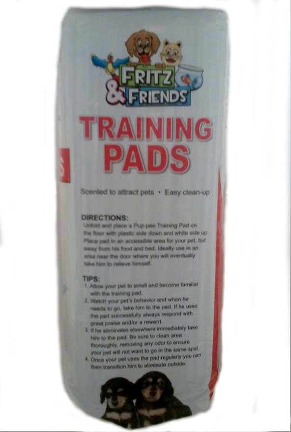 Fritz & Friends Pet Training Pads 30 Pads - 22 x 23 Inches