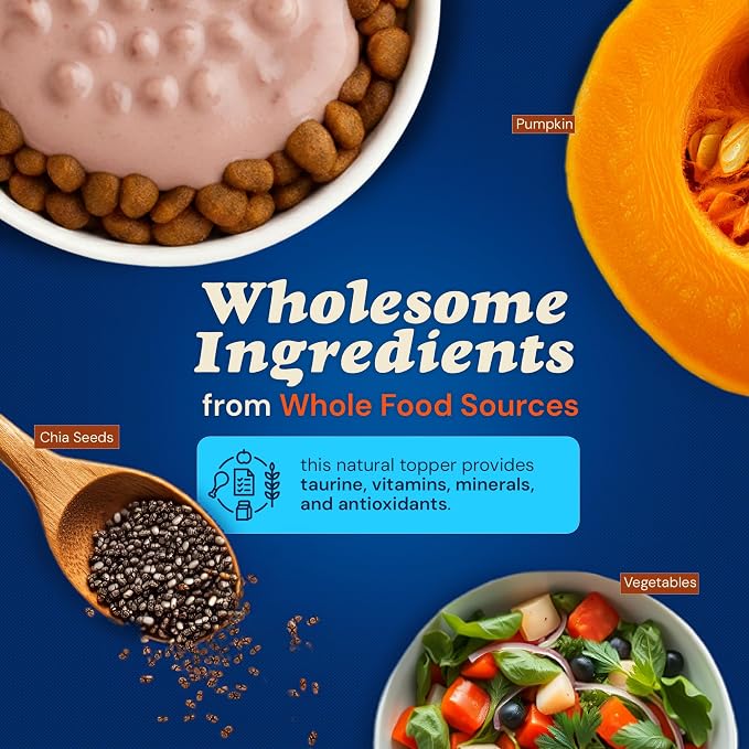 CLEAR CONSCIENCE PET® Bon A'la Goat SuperGravy® Dog Food Topper Hydration Broth Mix Greek Yogurt Cheese Blend Kibble Seasoning Probiotics Prebiotics Enzymes Taurine 9 oz. 60 Scoop, All Life Stage