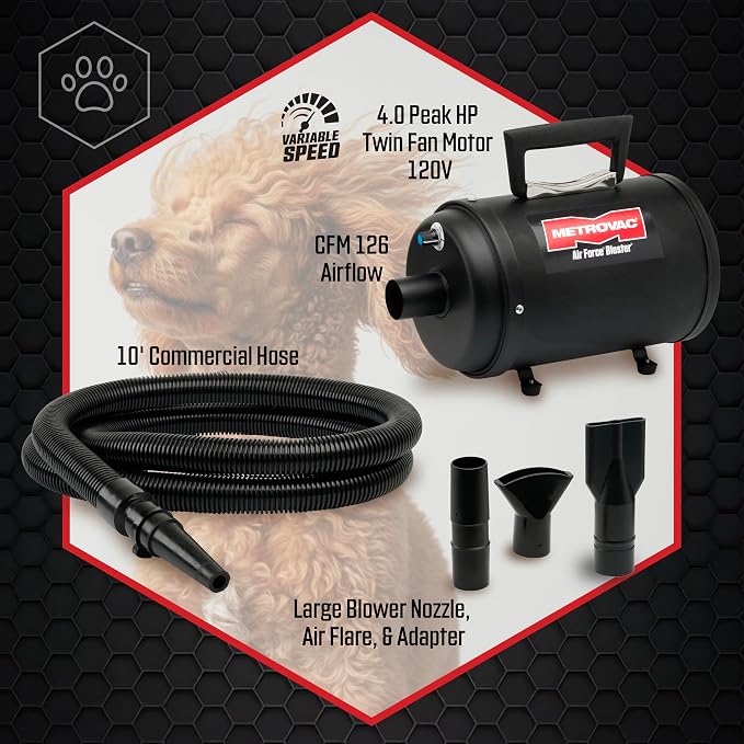 Metro The Air Force Blaster Variable Control Pet Dryer