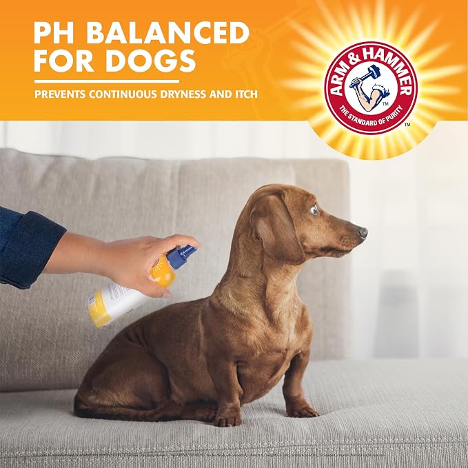 Arm & Hammer Deodorizing Waterless Dog Bath Spray, Mango Scent, 8 Fl Oz