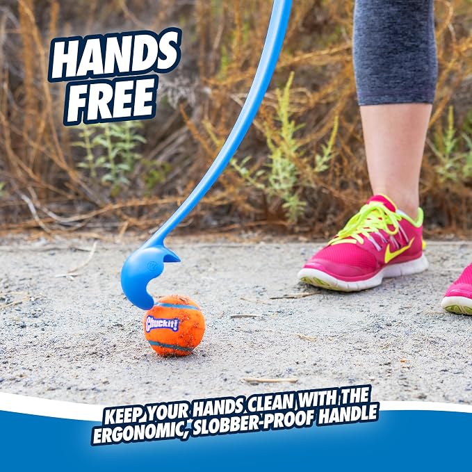 Chuckit! Classic 26M Dog Ball Launcher, 26in, Includes Medium 2.5in Ball | Compatible with Medium 2.5 In Balls, for Dogs 20-60 Pounds, Made in USA, Comes with 1 Medium Ultra DogBall