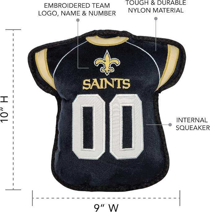 Pets First NFL Tough but Smooth Jersey Dog Toy