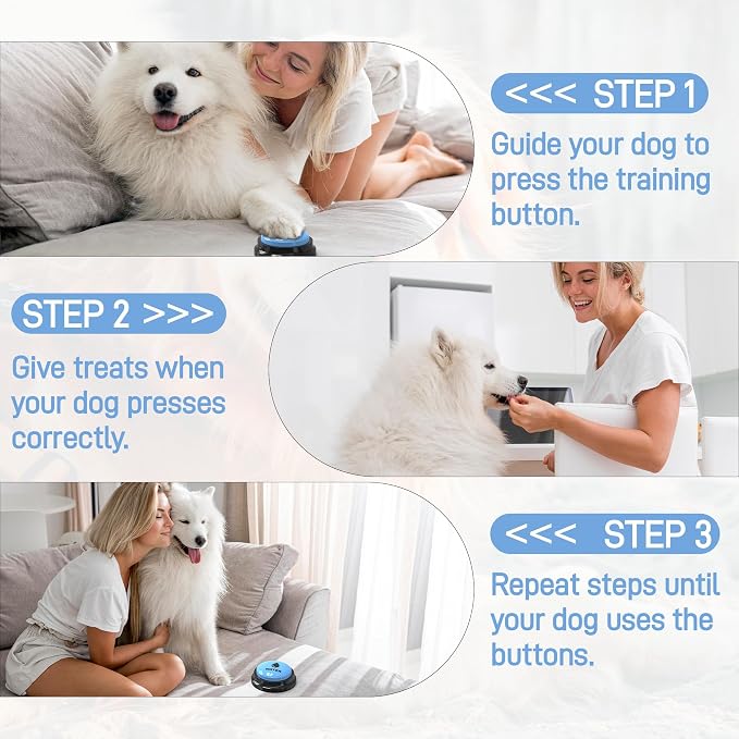 Dog Buttons for Communication, 6 Pcs, Starter Set