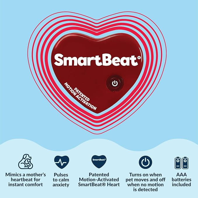 Snuggle Puppy Heartbeat Toy (Large), Breed Buddies Great Dane | Calming, crate training comfort, heat pack, new puppy essentials, first nights, sleep, large breeds 70 plus lbs