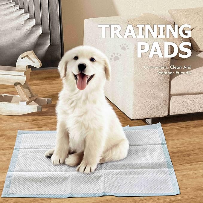 Pee Pads for Dogs, Multi-Sized 5-Layer Leak-Proof Puppy Pads Pet Training Pads for Dogs and Cats, 30*30inches 150 Count Disposable Strong Absorption Pads for Doggie Kittens Rabbits