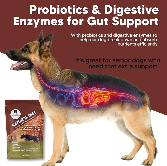 Formulated Canine Natural Diet Vitamins Supplement 1lb