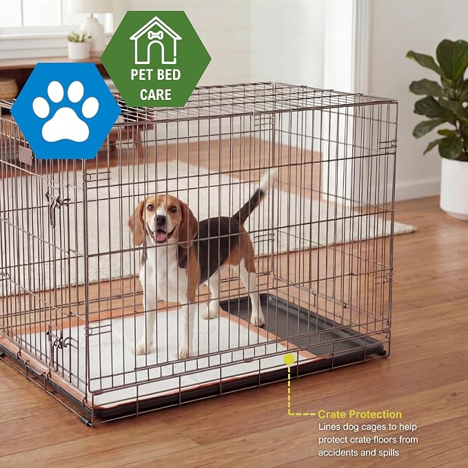 MED PRIDE Dog Training Pads with Attractant, 100 Count Disposable Puppy Pee Pads, 22 x 24 in, 6-Layer Ultra Absorbent Potty Pads with Leakproof Backing for Dogs, Cats & Small Pets