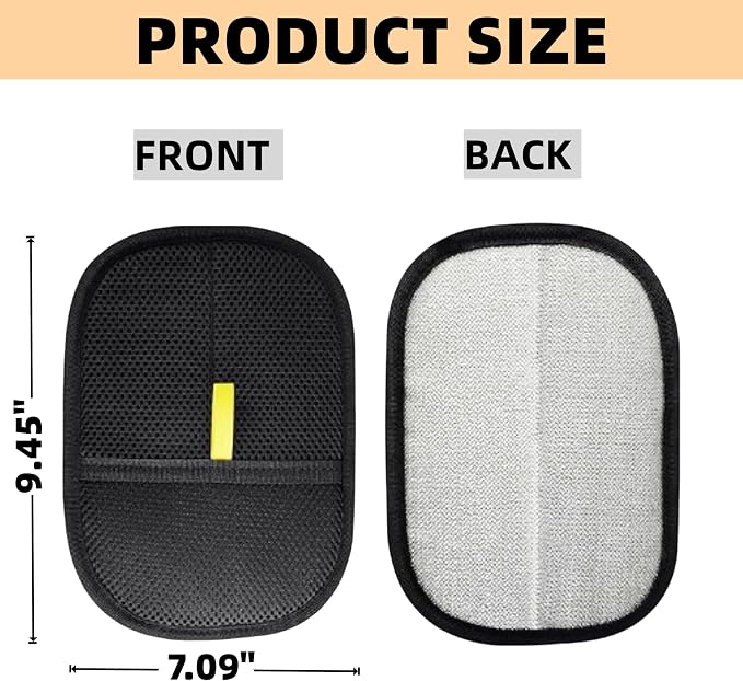 Skyflex Electrostatic Pet Hair Gloves for Indoor Cleaning Reusable Pet Hair Remover Tool for Clothing Couch Furniture Carpet Car Seat (2PCS)