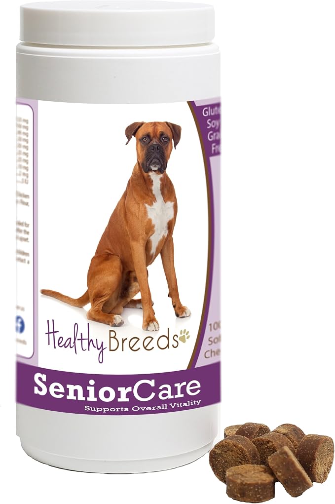 Healthy Breeds Boxer Senior Dog Care Soft Chews 100 Count