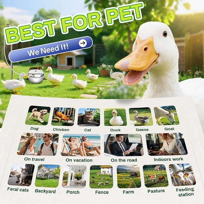 Automatic Animal Drinking Water Bowl with Float Valve, Extended Pipe & Drain Hole, for Livestock