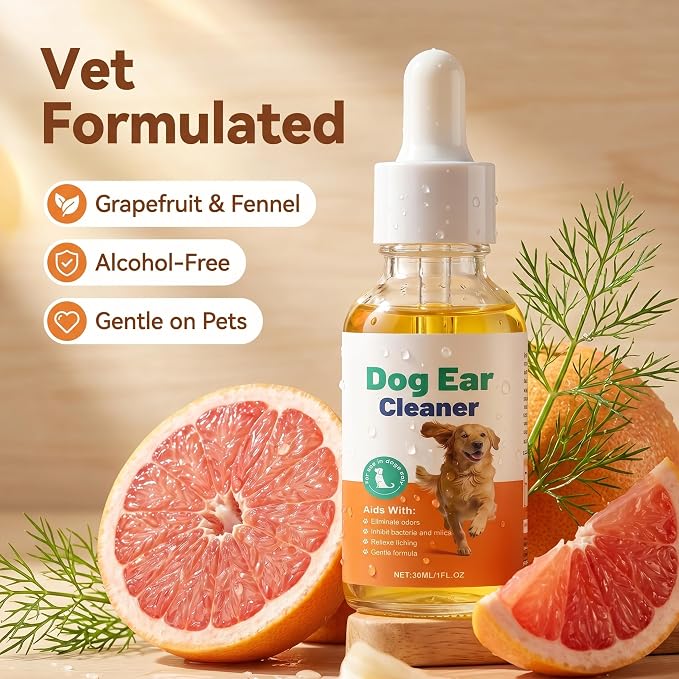 Dog Ear Drops for Infection & Yeast, 1 oz