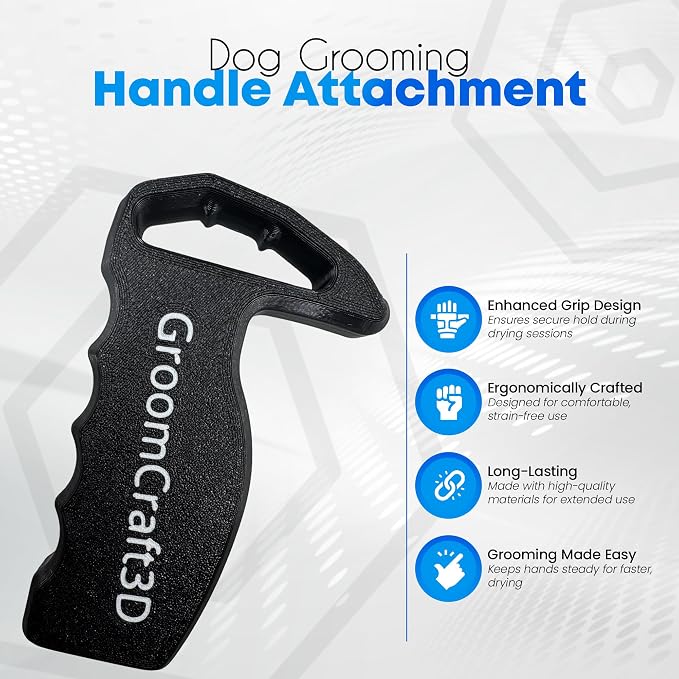 Dog Pet Grooming Dryer Handle, Lightweight Comfortable Dog Dryer Holder Handle