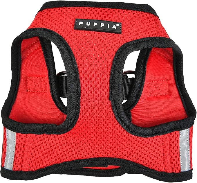 Puppia Soft Vest Harness PRO - RED - L (Pack of 2)