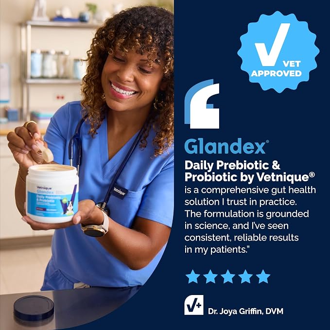 Vetnique Glandex Probiotic Powder for Dogs - 4.25oz, Pork Flavor