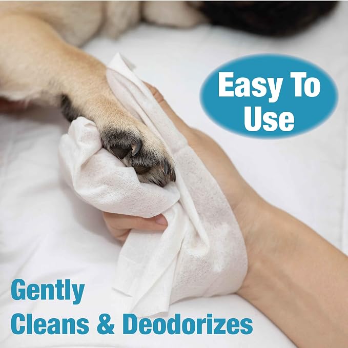 110 Pack Pet Grooming Wipes, Large & Extra-Large, 6" x 8"