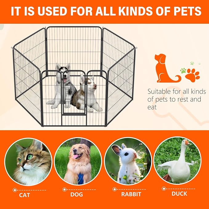FDW Dog Playpen Kennel, 32in 6 Panels