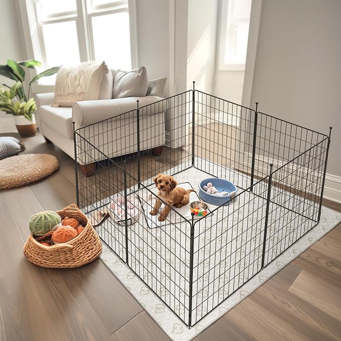 FXW MiniPaws Unleashed Dog Playpen, 32in 8 Panels