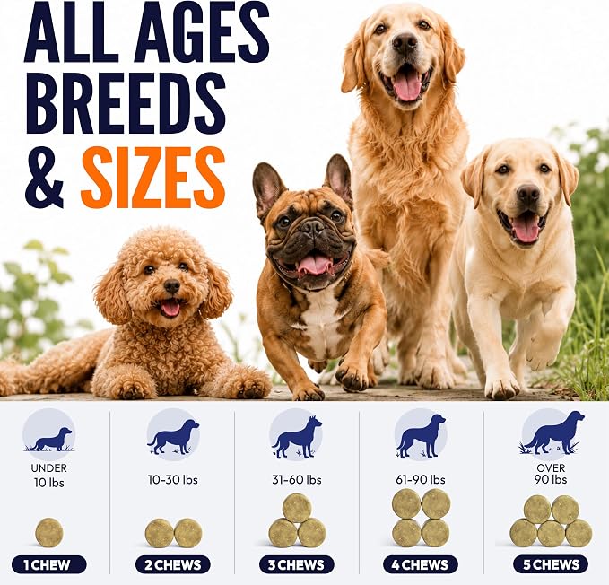 Omega 3 for Dogs - 250 Fish Oil Chews for Dog Shedding & Allergy Relief