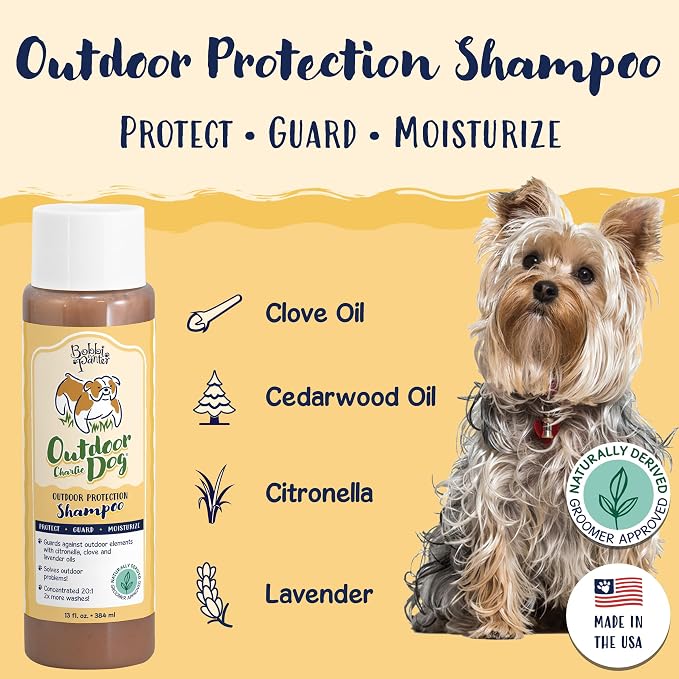 Bobbi Panter Charlie Dog Shampoo, Flea and Tick, 10oz, Brown