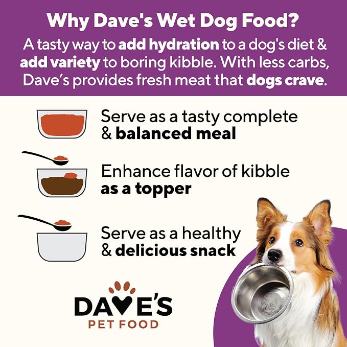 Dave's Pet Food Weight Management Dog Food, Turkey & Vegetables, 13.2 oz