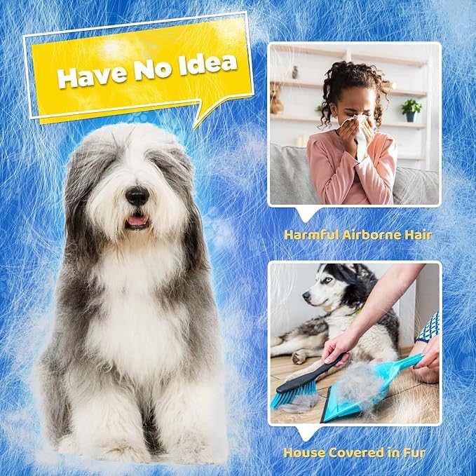 Pet Hair Remover Glove, 1-Pack, Grey