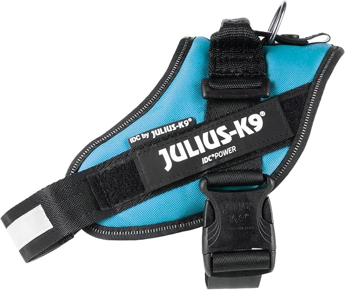 Julius-K9, 16IDC-AM-0, IDC Powerharness, Dog Harness, Size: 0, Aquamarine