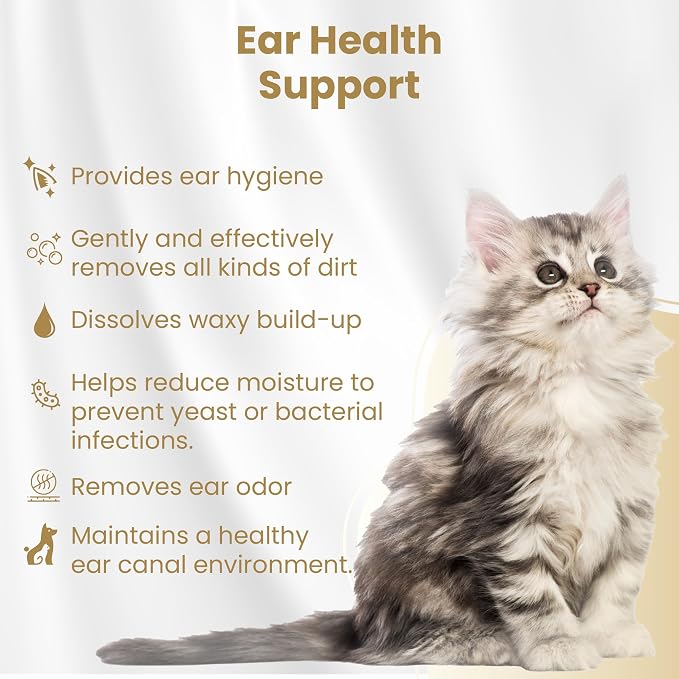 Bio PetActive BioOtic Ear Cleaner for Dogs and Cats, 3.38 fl oz