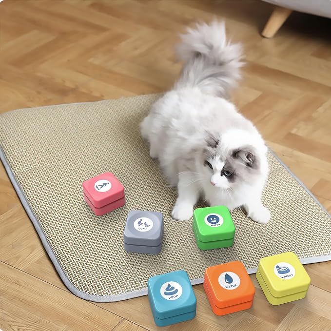 Rechargeable Dog Buttons Starter Pack, 6 Counts
