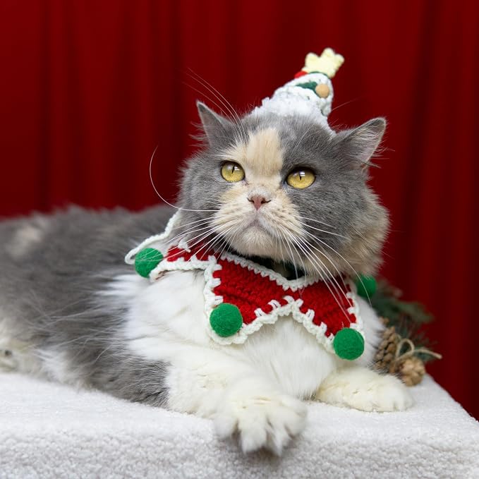 Christmas Cat Costume, One Size