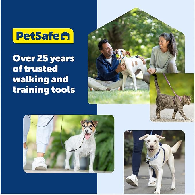 PetSafe Easy Walk Comfort No Pull Dog Harness, Black, Extra Small | Stops Pulling on First Use with Front Martingale Loop, Full-Body Padding, 5-Point Adjustable Fit