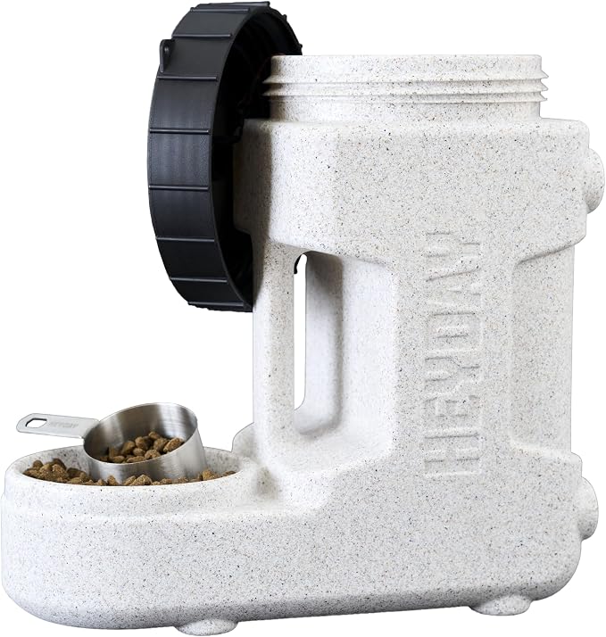 Heyday 2-in-1 Dog Food Bowl & Storage, 25 lb