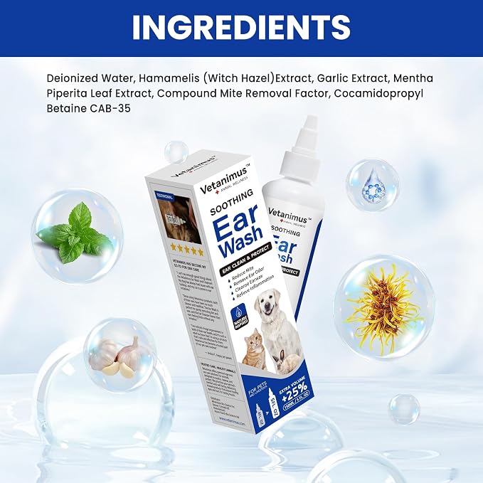 Ear Wash, 150ml/5 fl oz, 2 Bottle Set