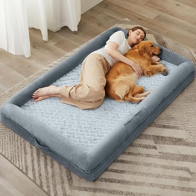 WNPETHOME Orthopedic Human Dog Bed for Adult - Large