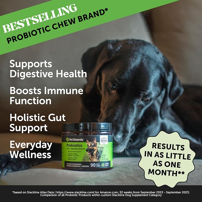 Senior Hemp Hip & Joint Support & Probiotics Virtual Bundle: Mobility Supplement & Gut Health Chews for Dogs (Chicken & Duck 90 ct)