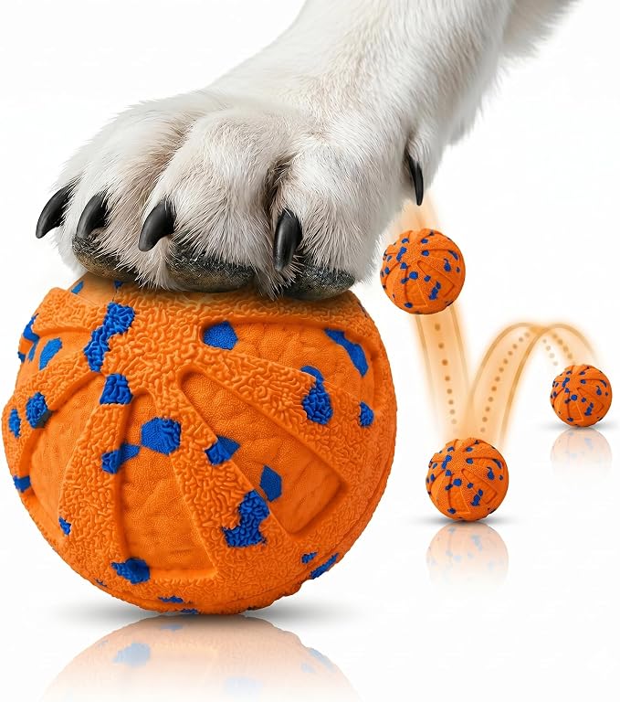 Interactive Dog Toys Ball, Moving Dog Toys to Keep Them Busy | Automatic Self Rolling & Bouncing, 3 Smart Modes, Motion-Activated, Soft E-TPU, for Small Medium Large Dogs, Indoor & Outdoor