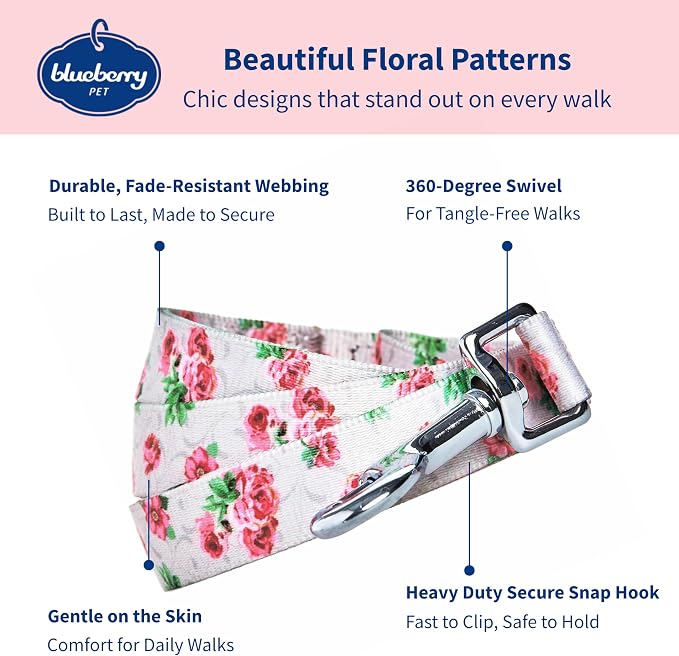 Cherry Garden Dog Leash