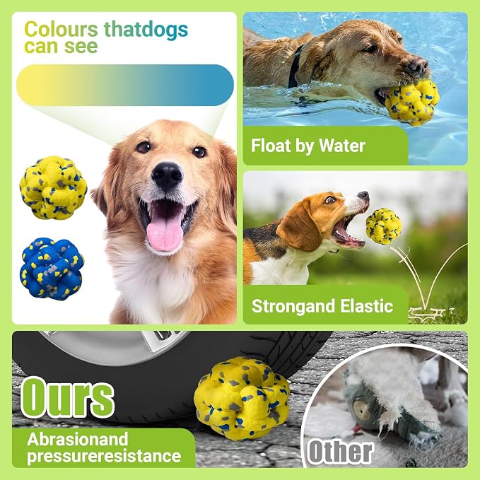 Moonorange Upgrade Dog Ball, Floating, Yellow