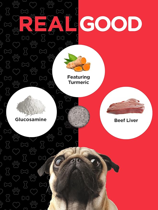 Horbaach Glucosamine for Dogs with Chondroitin & MSM | 150 Chews