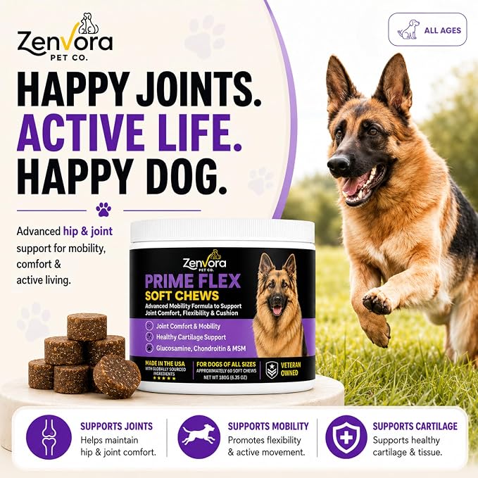 Pet Co. Prime Flex Soft Chews for Dogs, Beef Flavor, 60 Count