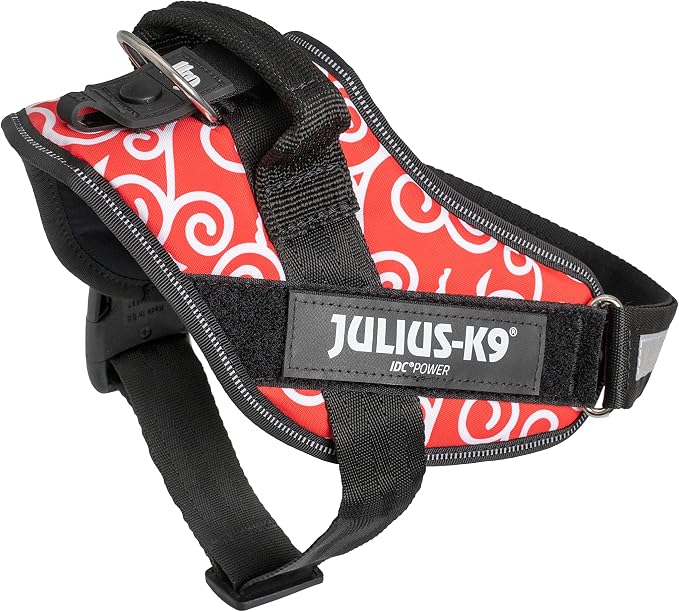 Julius-K9 IDC Power Harness, Size: M/0, Arabesque Red