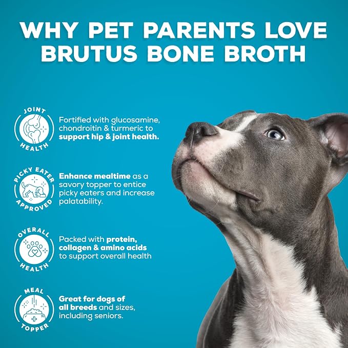 Brutus Bone Broth for Dogs - Beef & Pork