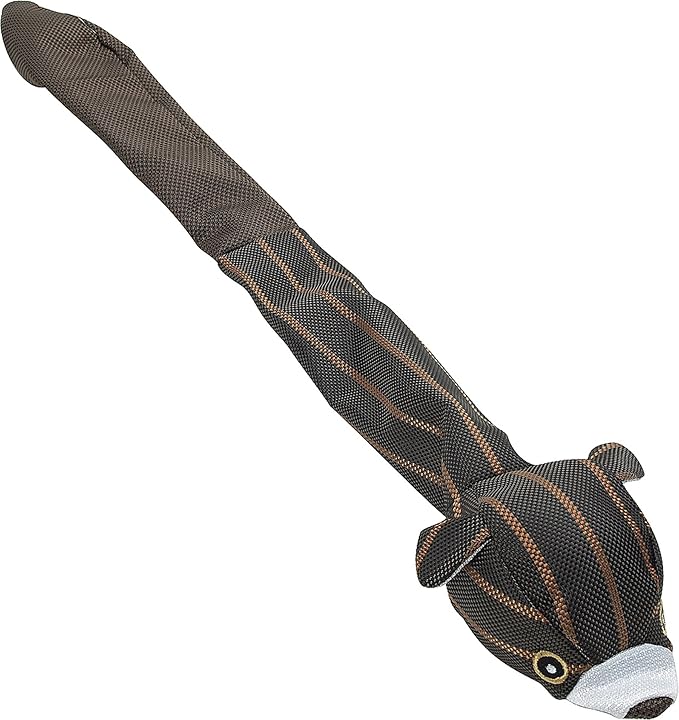 SPOT Skinneeez Durables Chipmunk- Extra Tough Dog Toy Made from Ballistic Material, Stuffingless Dog Chew Toy for Strong Chewers, Great for Fetch and Tug with Large Dogs and Puppies - 23in