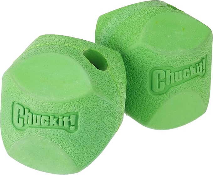 Chuckit! Erratic Ball Dog Toy, Medium 2.5in, 2 Pack, Unpredictable Bounce | Also an Indoor and Outdoor Dog Toy