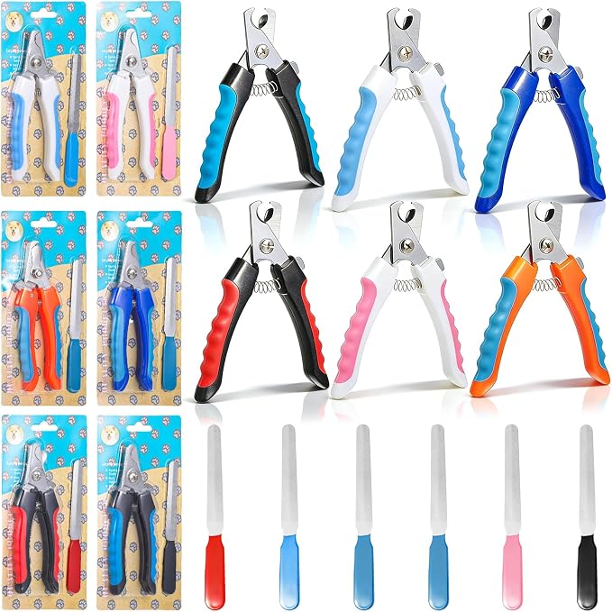 MAQUITA Dog Nail Clippers & Trimmers Set, 6pcs