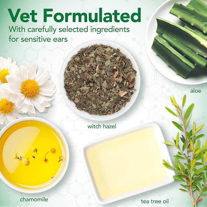 Vet's Best Dog Ear Relief Wash, 16 oz