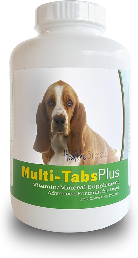 Healthy Breeds Basset Hound Multi-Tabs Plus Chewable Tablets 180 Count